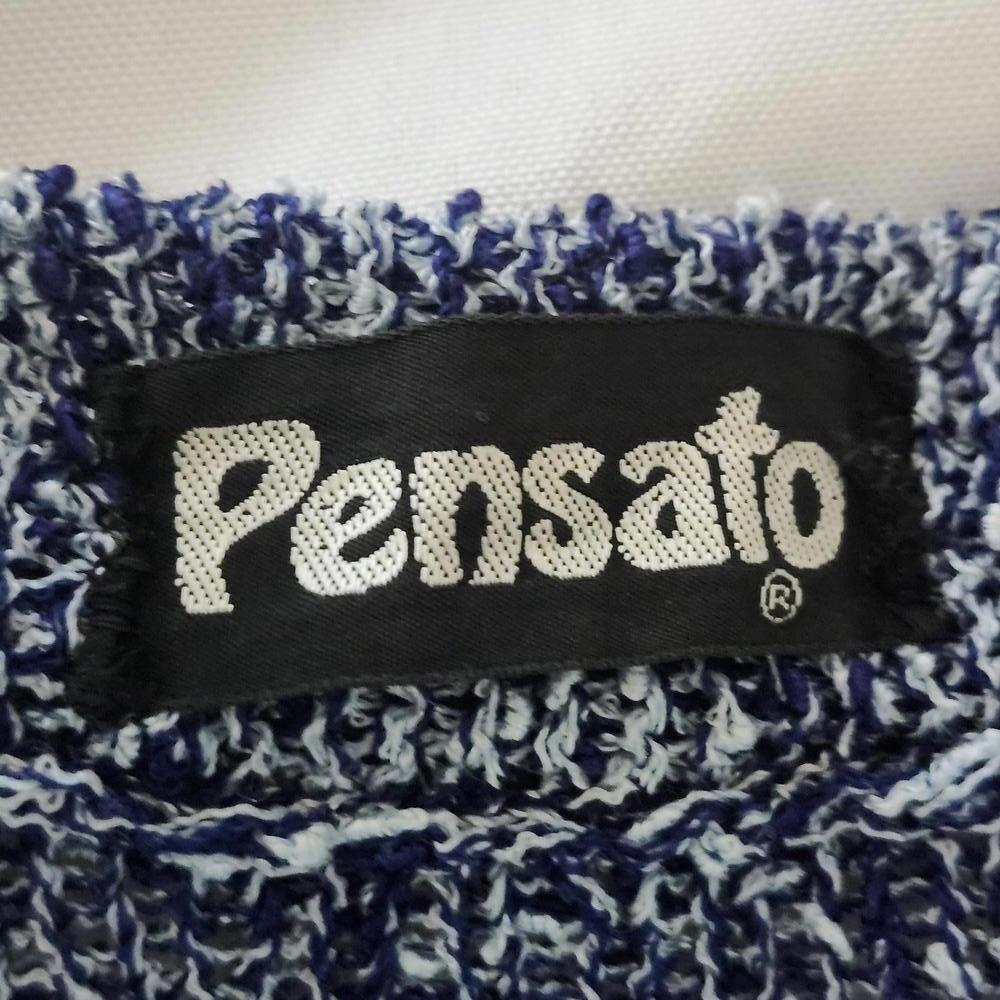 Pensato Women Open Front Cardigan Italian Size M Blue Casual Size M - Picture 3 of 8